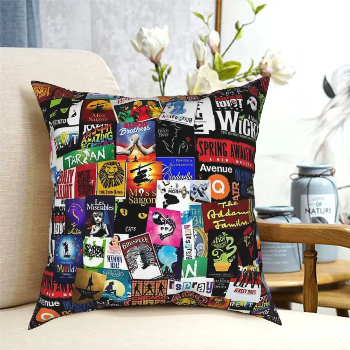 

Декоративный чехол для автомобильной подушки с рисунком, 18 дюймов