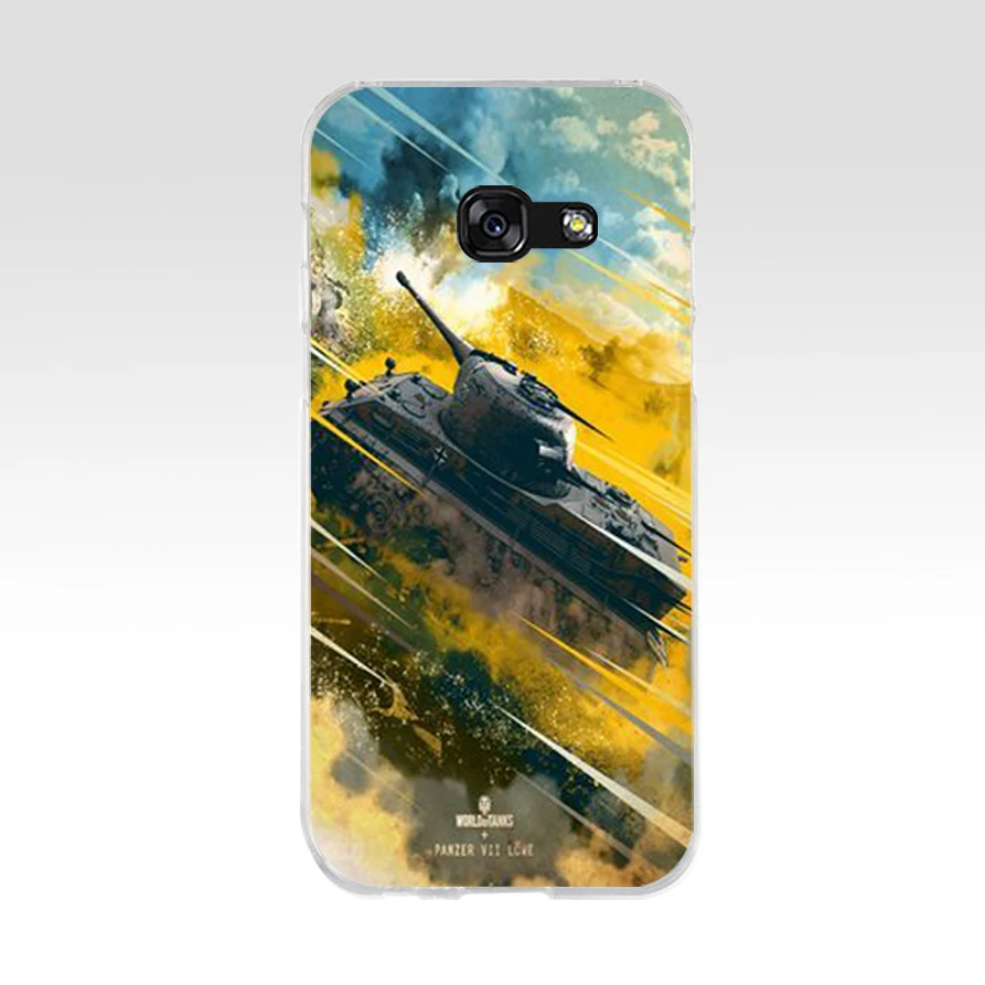 Чехол для телефона 081FG world of tanks Мягкий Силиконовый ТПУ чехол Samsung a3 2016 a5 2017 a6 plus a7 a8