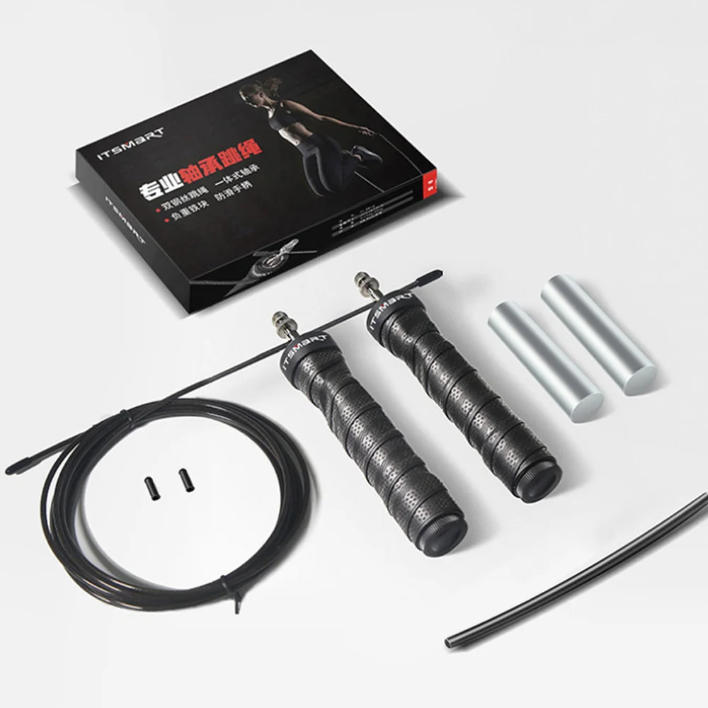 

Anti-slip Jumping Ropes Sport Training Skipping Rope Sweatband Skipping Rope Outdoor Indoor Skipping Rope (Regular Style)