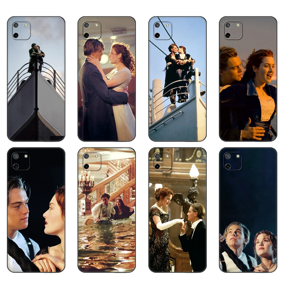 Аксессуары для OPPO Realme C11 C20 C21 задняя крышка Бампер корпус Титаник Роза Джек -