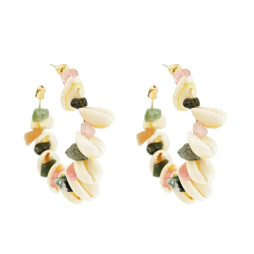 Женские круглые серьги-кольца с большим круговым кольцом для женщин блестящие