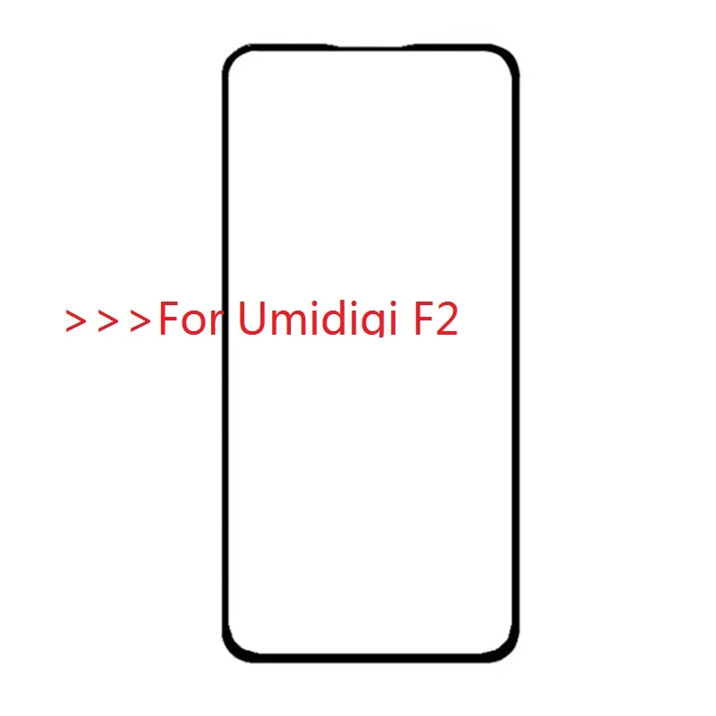 Закаленное стекло 5D с полным покрытием для UMIDIGI F2 черное закаленное защиты экрана