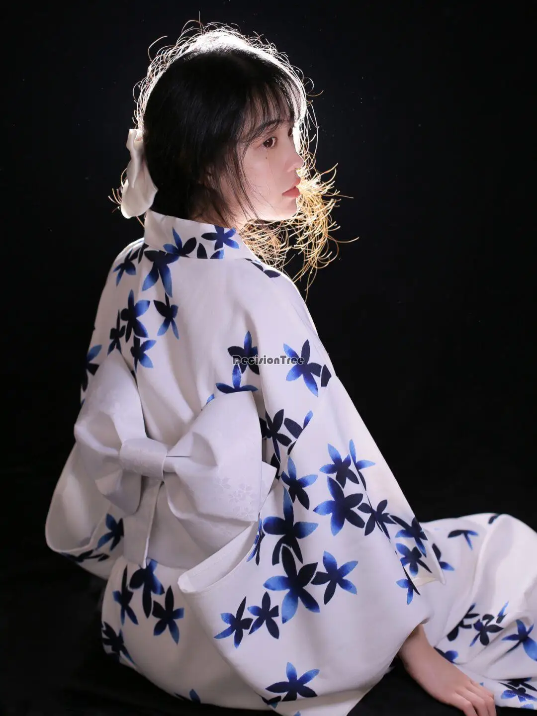 2023 japanese kimono traditional belt big bow waist cover obi belt cosplay accessories yukata obi belt all-match yukata belt