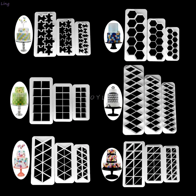 3 шт. пластиковые формы для выпечки шоколада|Хлебопечки| |