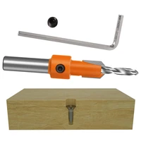 countersink drill woodworking drill bit set drilling pilot holes for screw sizes hand tool set