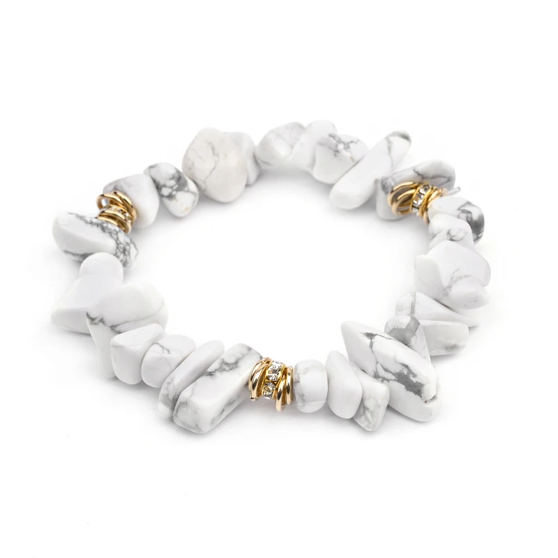 Популярный разноцветный браслет jinzeyi с натуральными кристаллами оригинальные