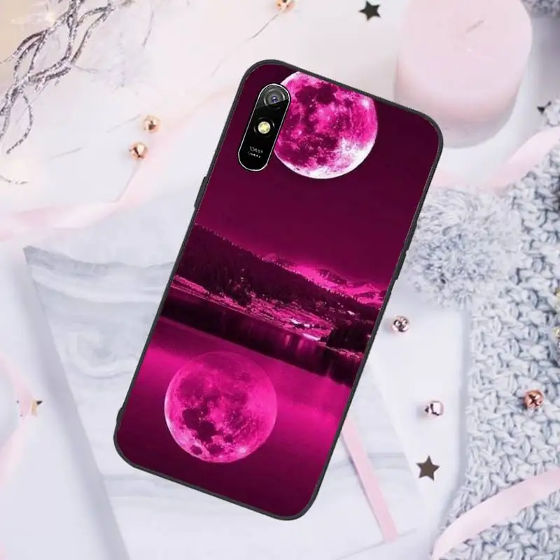 

with white moon stars space astronaut Phone Cases For Xiaomi Mi Redmi Note 7 8 9 pro 8T 9T 9S 9A 10 Lite pro