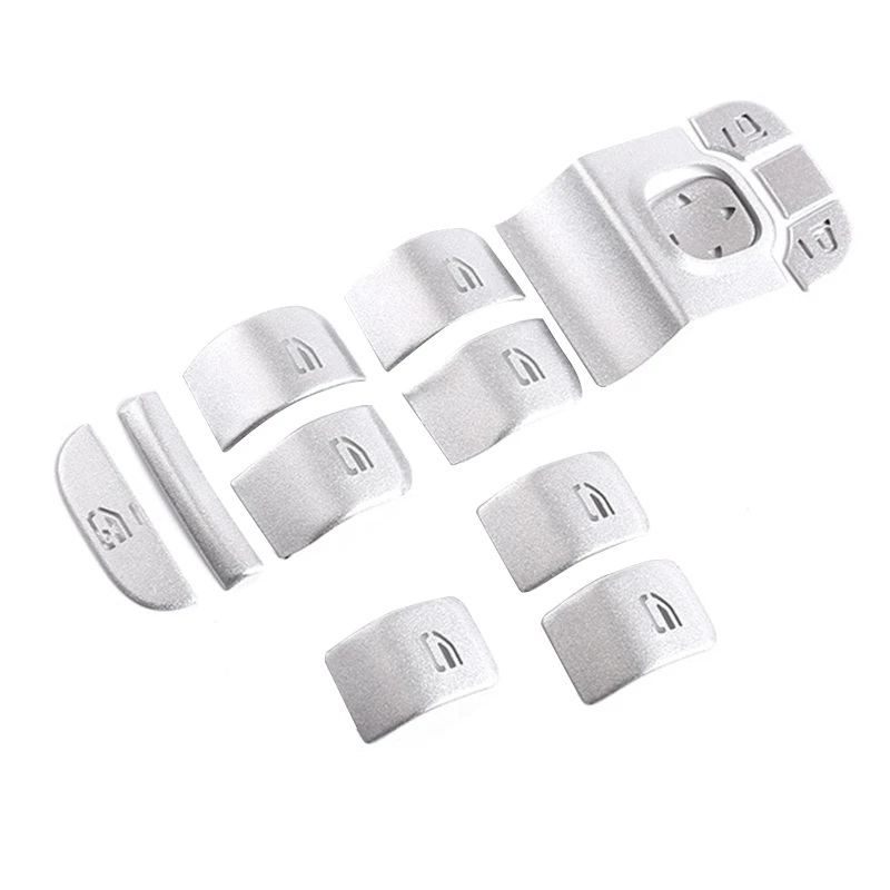 Verkaufen Auto Fenster Gläser Lift-Taste Abdeckung Schalter Rahmen Trim Für Mercedes Benz A B Klasse CLA/FLA/GLB 2020 Zubehör