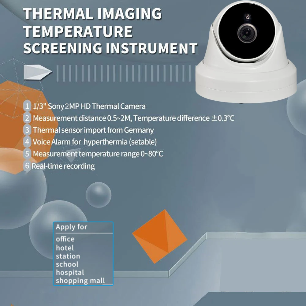 Термо камера AHD 1080P комплект мини видеорегистратора с функцией распознавания
