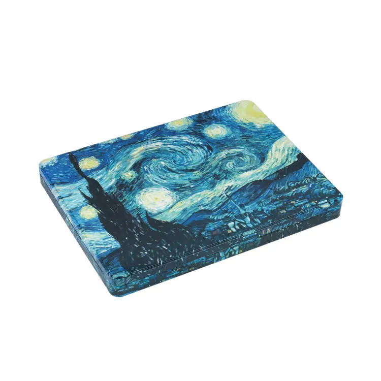 

Creative large square exquisite pattern A4 paper dedicated storage iron box file certificate receipt storage finishing box