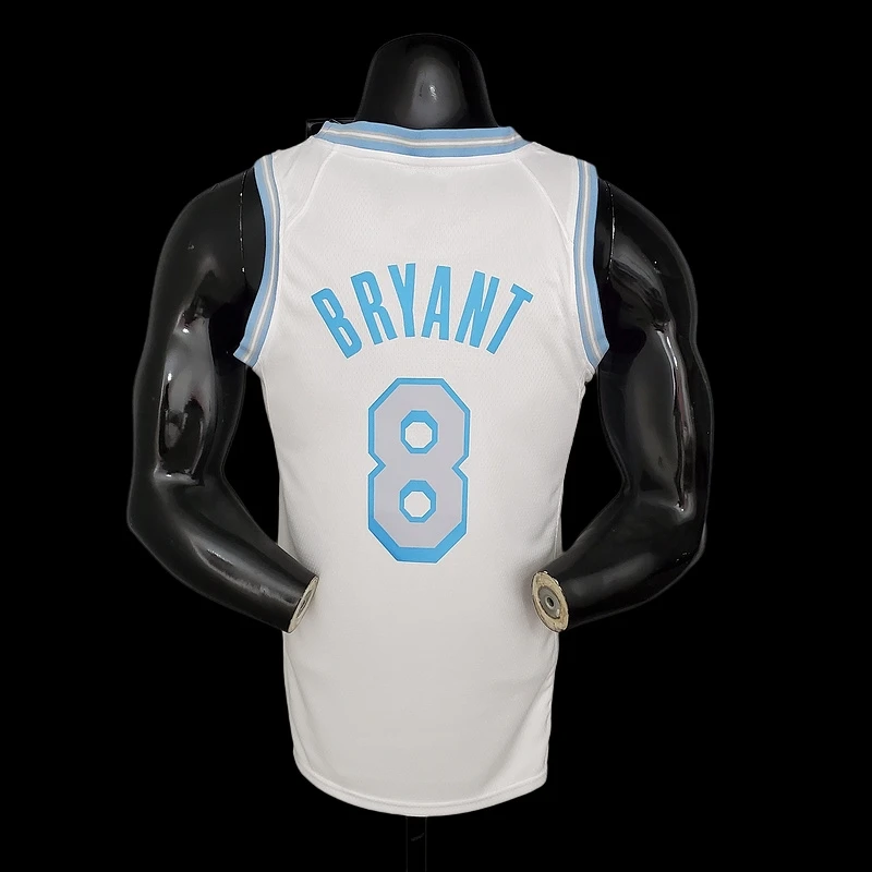 

Bryant #8 Crew Neck Retro Limited Edition White basketball jersey men jerseys shirt sport shirts vest best quality
