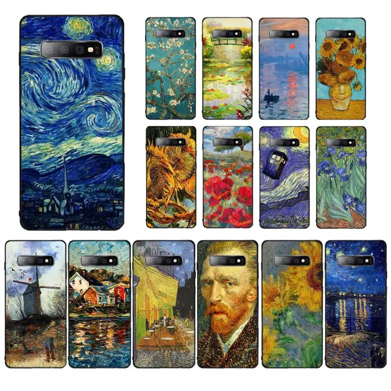 

Yinuoda Van Gogh Oil Painting Monet Oil Painting Bling Cute Phone Case for Samsung S10 5G S7 EDGE S8 S9 S10 S20 PLUS S10Lite