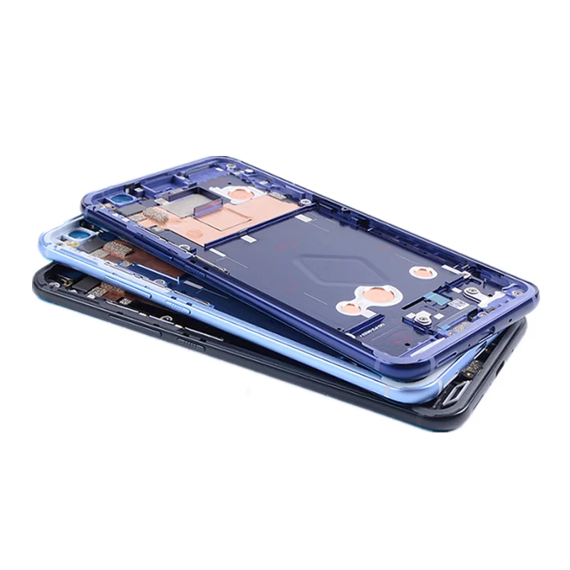 Полный со средней лицевой панелью Передняя Крышка корпуса для htc U11 ЖК дисплей
