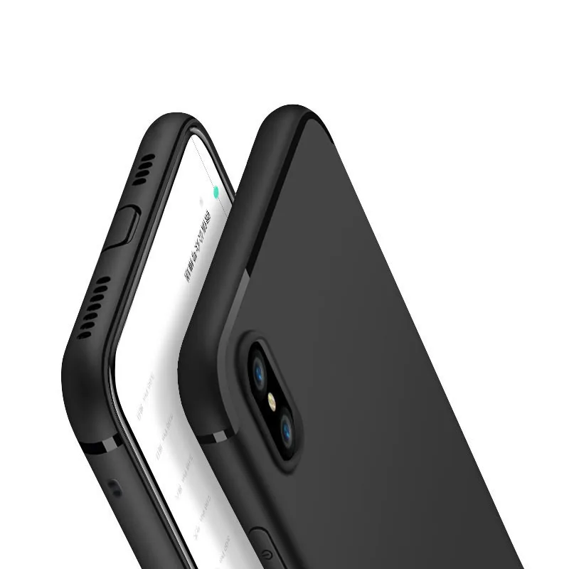 Ультра тонкий матовый чехол для iPhone XR XS MAX X Роскошный 8 7 6 6s Plus 5 5s SE Мягкая