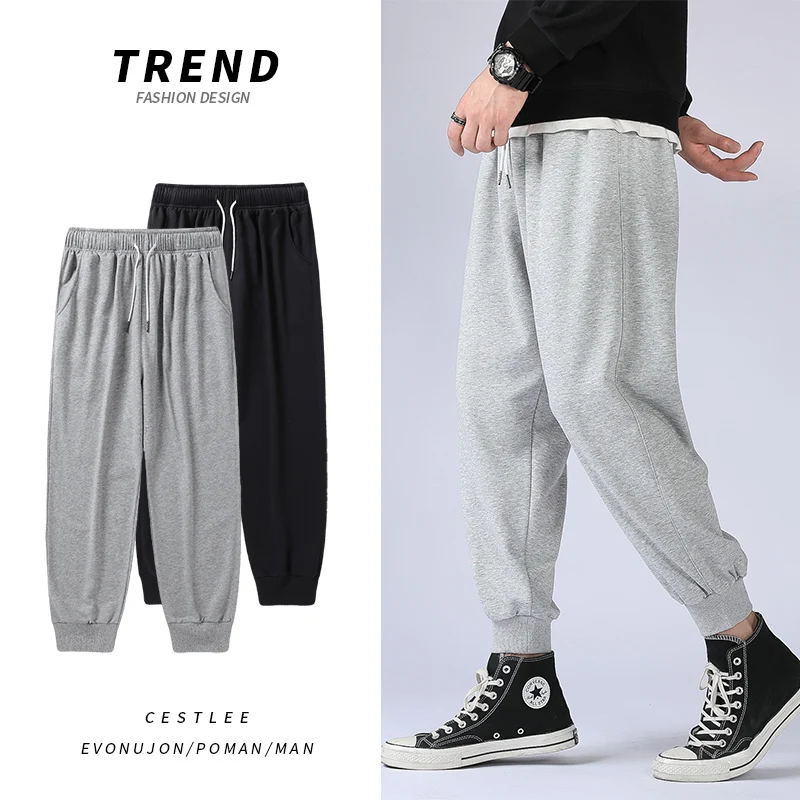 

Runing Pants for Men Oversized Pants Trouser Joggers Men Jogging Training Pants 2021 Korean Fashion Man Sweatpants Gym Clothing