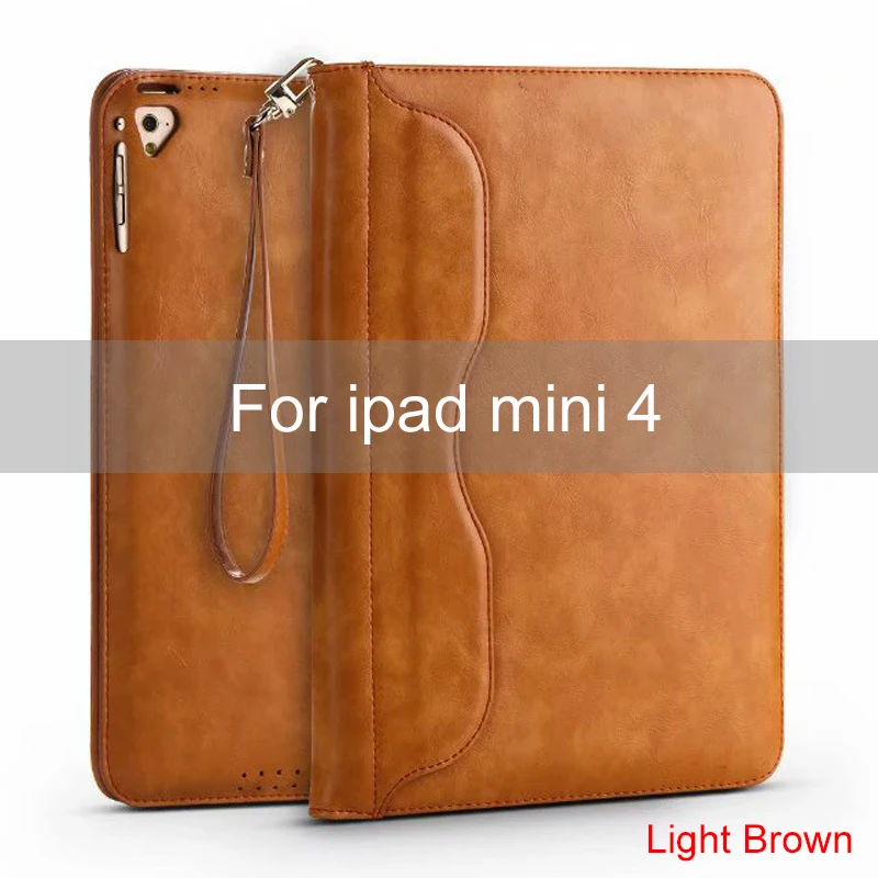 For mini 4 Essidi роскошный кожаный умный чехол рукав для iPad mini 4 3 2 1th Gen стенд планшетный защитный чехол для IPad Mini 1 2 3 4 - Цвет: For mini 4