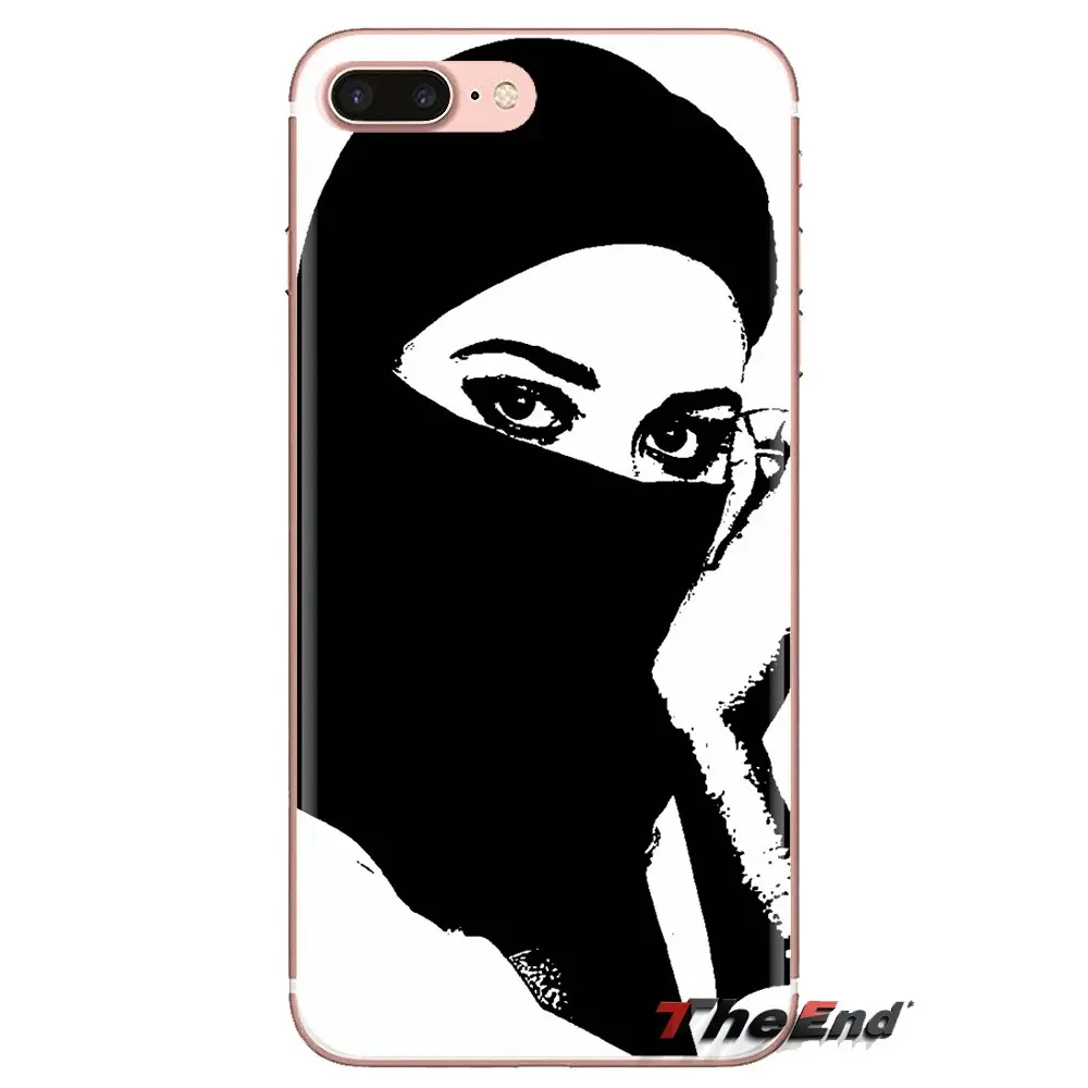 Для samsung Galaxy S2 S3 S4 S5 мини S6 S7 край S8 S9 Plus Note 2 3 4 5 8 Coque Fundas мусульманских девочек al
