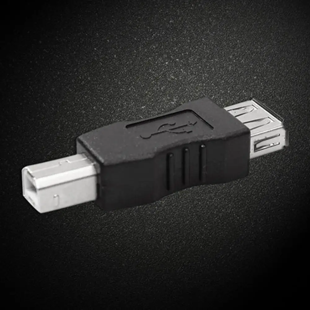 

Mini Black USB Type A Female to USB Type B Male Converter Connector Adapter
