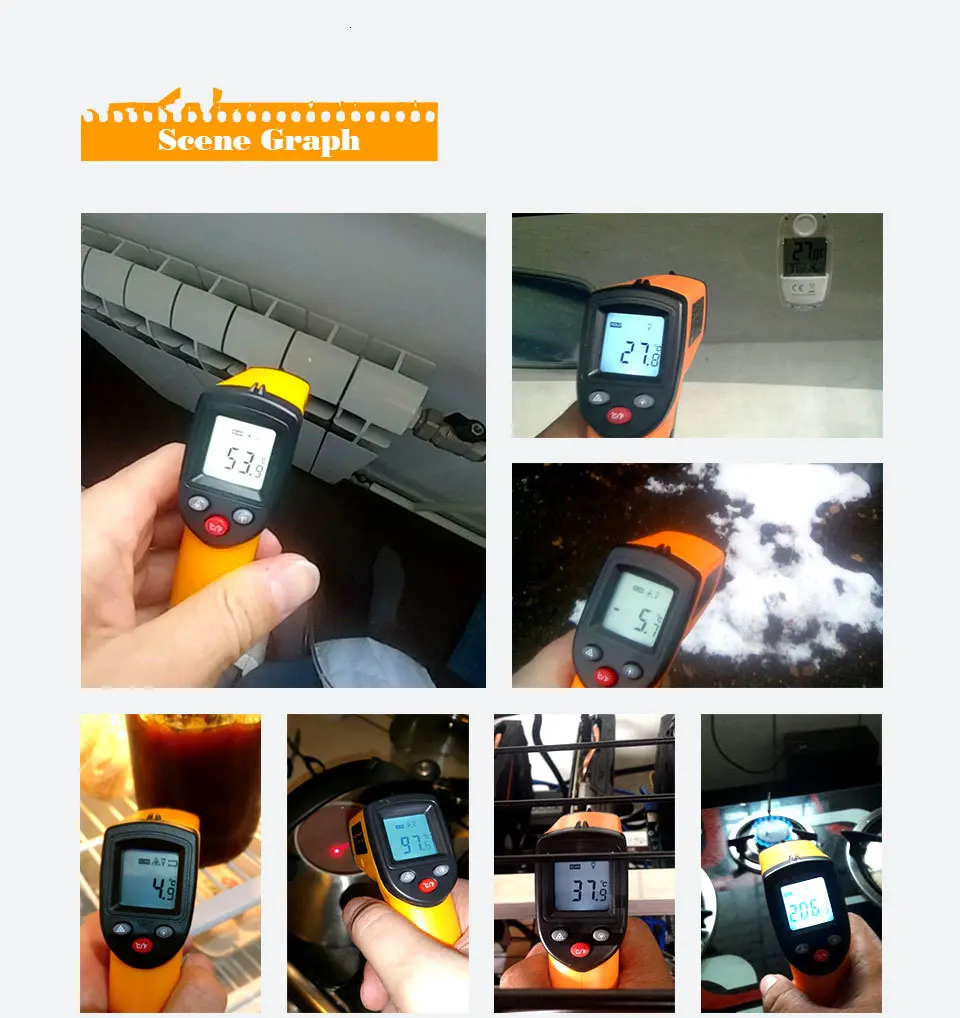 BENETECH цифровой lcd Бесконтактный температурный пистолет GM320 лазерный ИК инфракрасный термометр точечный-50~ 380 градусов
