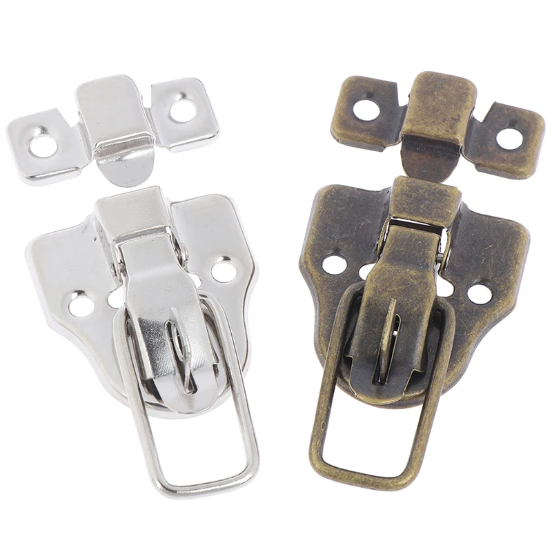 

2PCS/lot Suitcase Case Toggle Lock Antique Metal Buckle Hasp Latch