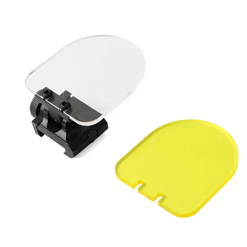 Прицел прозрачный пуленепробиваемая линза протектор Красный Зеленая точка