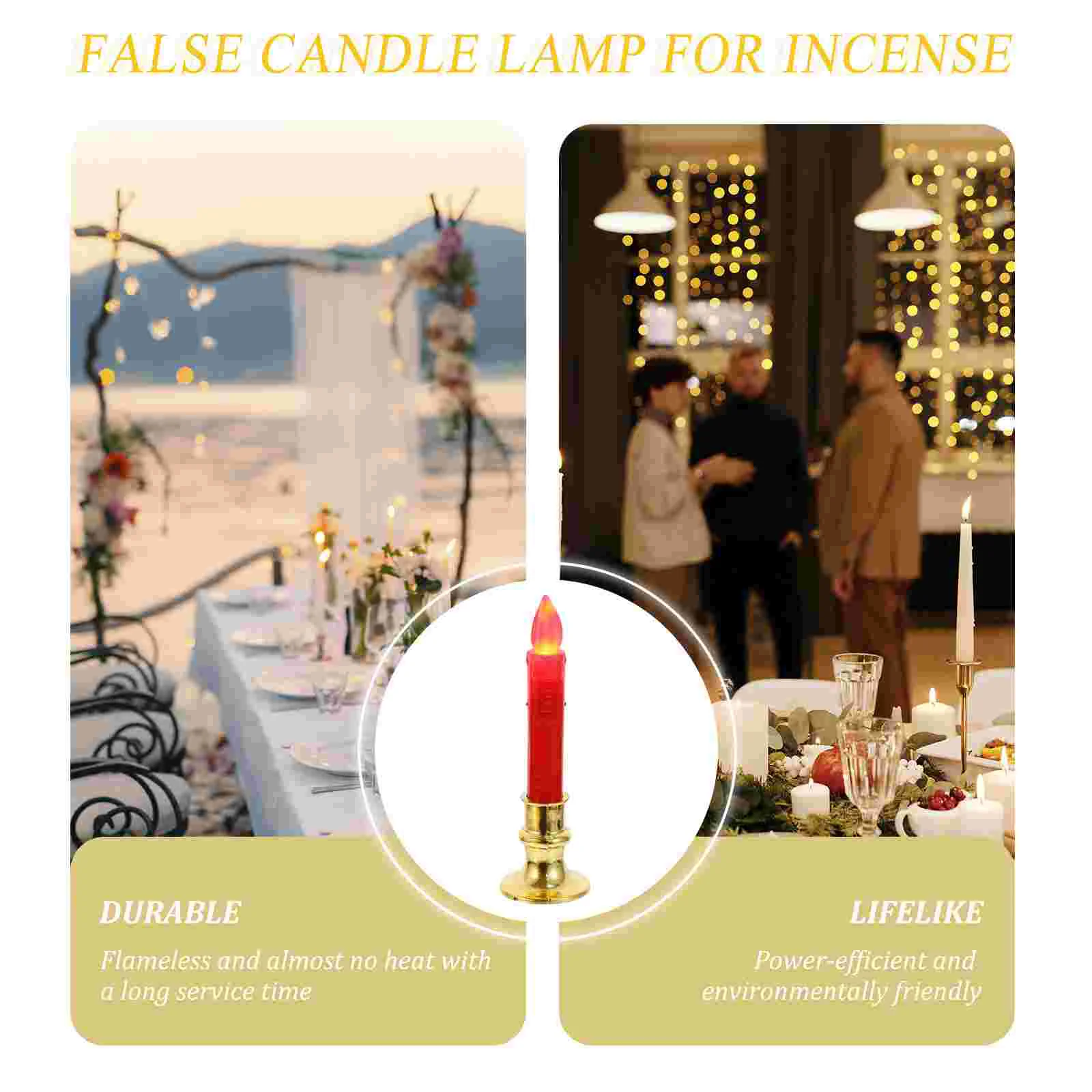 12pcs Artificial Candle LED Lamp Electric Light Home Decoration | Дом и сад