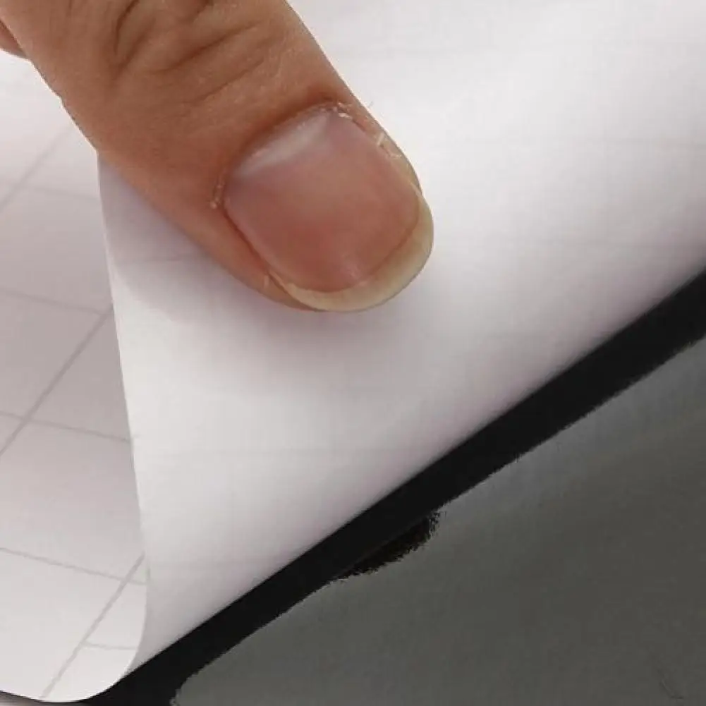 Черная 3D виниловая клейкая пленка из углеродного волокна рулон декоративных