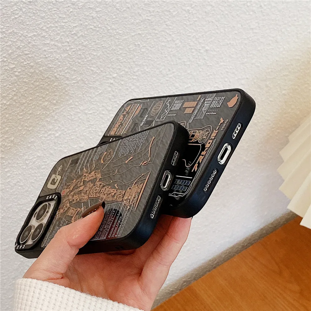 Японский аниме робот Гандам внутри попробуйте чехол для iPhone 13 12 11 14 Pro X XS Max XR 7 8 6 Plus Высокотехнологичный зеркальный чехол Funda on.