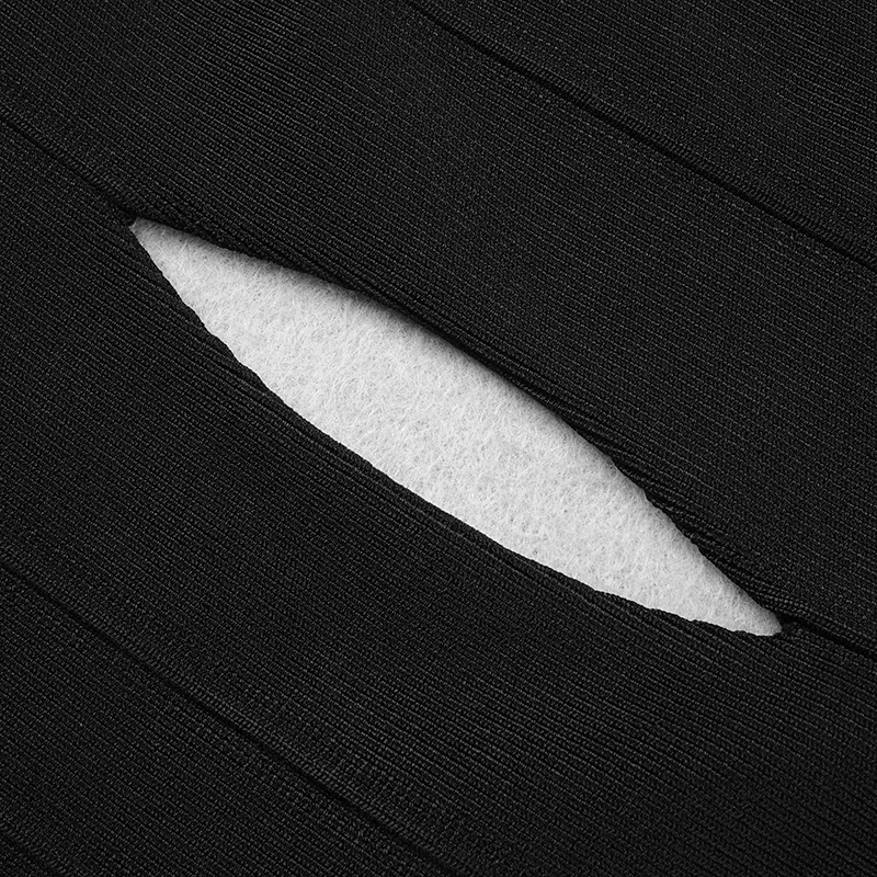 Черное платье с кисточками пикантное Бандажное Платье макси открытой спиной и