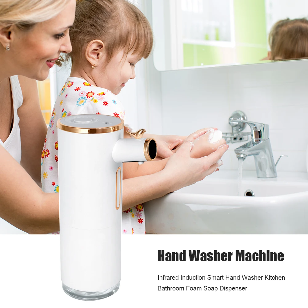 

Automatic Soap Dispenser USB Smart Foaming Liquid Hand Cleaner Household Kitchen Bathroom Kids Health Care Machine