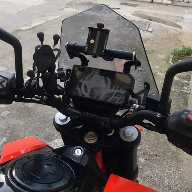 KTM DUKE390 подставка держатель кронштейн руль GPS навигационная пластина крепление