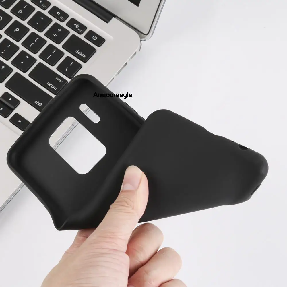 guard on for oukitel c18 pro tpu matte case black phone casing cover fit casing tpu silicone soft plain shockproof case protect free global shipping