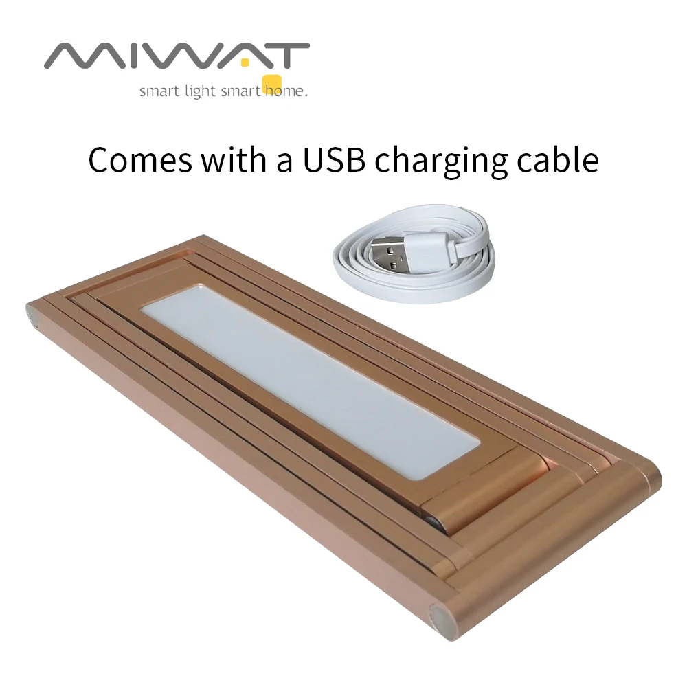 Светодиодный светильник с перезаряжаемой батареей настольная лампа