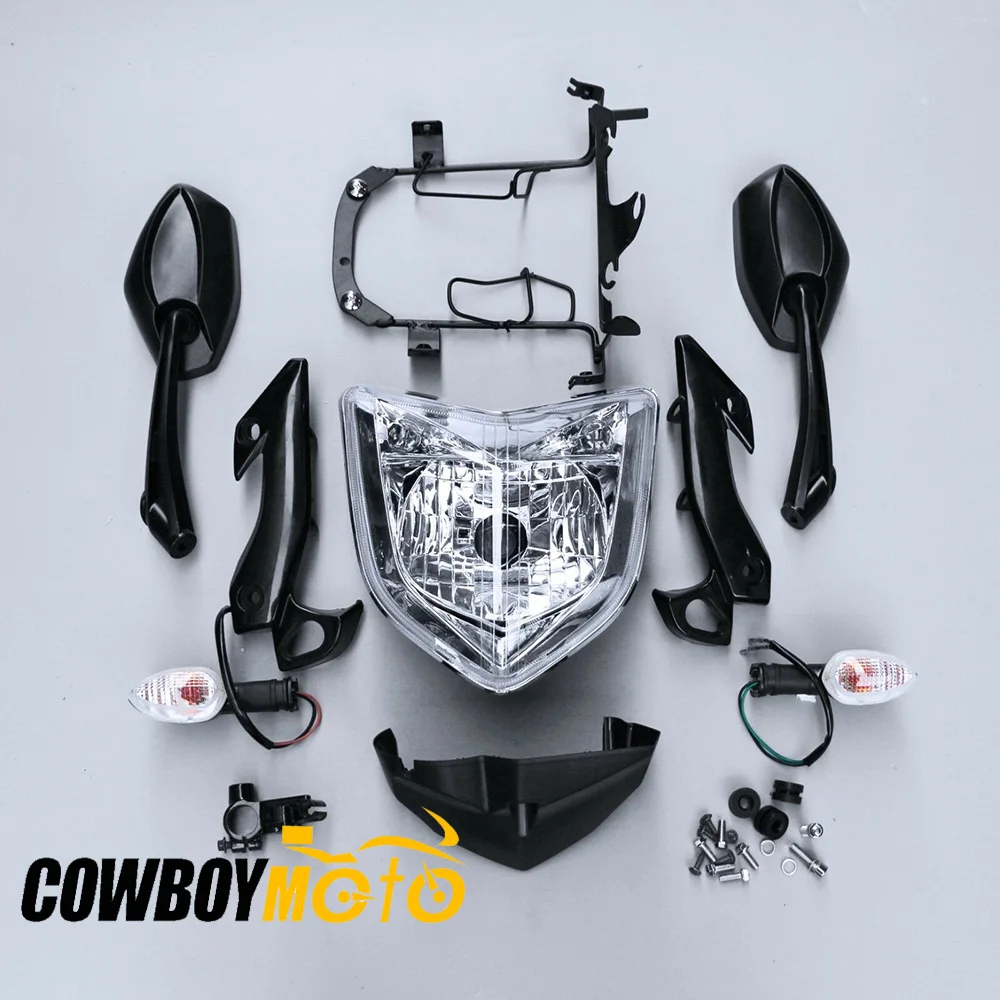 Для 06 09 YAMAHA FZ1N 2006 2007 2009 мотоцикл комплект передних фар кронштейн Спидометр Нижняя