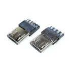 20 шт., 50 шт., USB4Pin5Pin, разъем Micro USB, штекер, разъем для порта, концевой наконечник, заглушки для Samsung, Huawei, сделай сам