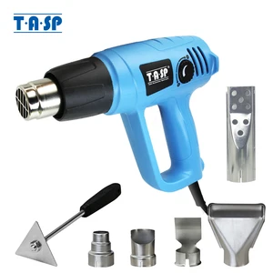 Фен для волос TASP, 220 В, 2000 Вт, с 5 насадками и зажигалкой для барбекю