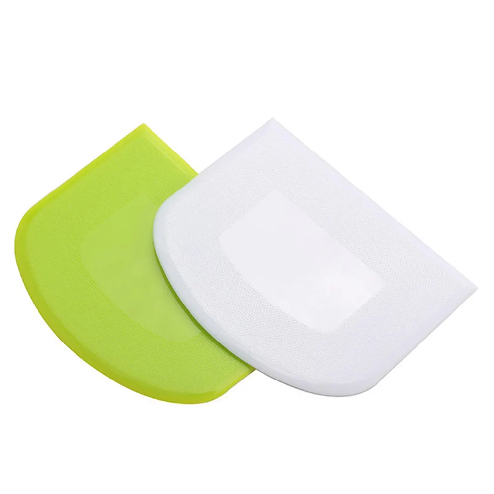 

Cake Scraper Cake Smoother Plastic Dough Cutter Kitchen Baking Tools