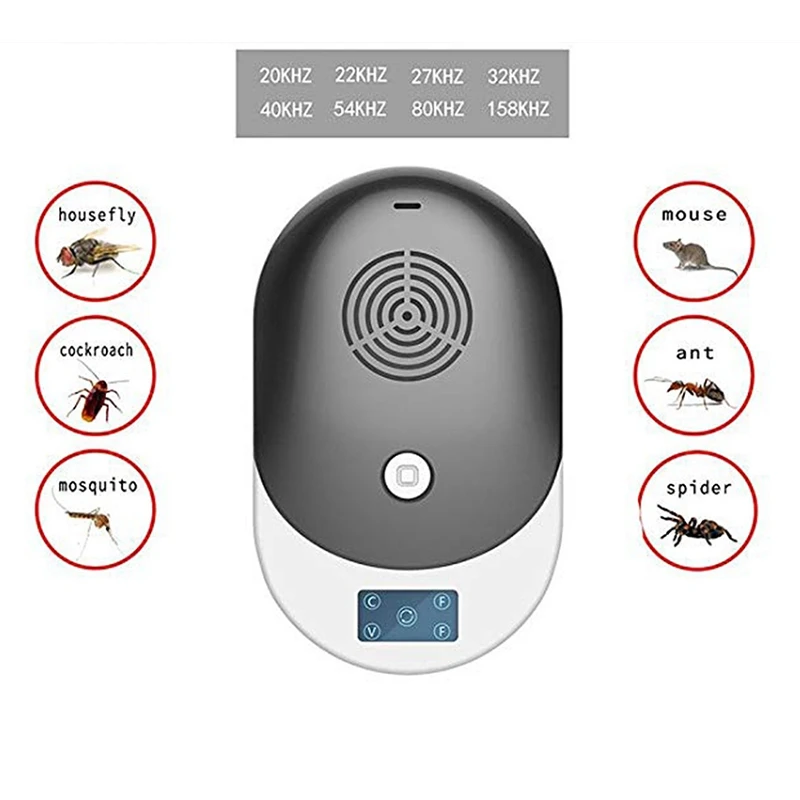 

Intelligent Ultrasonic Insect Repellent Multifunctional Electronic Mosquito Repellent US PLUG