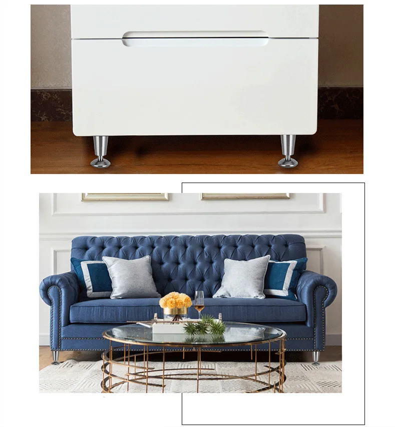 4 шт. мебель из нержавеющей стали ножки для дивана Тип чашки металлический шкаф