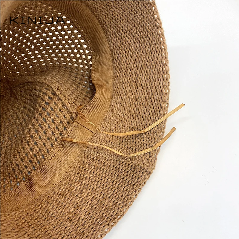 Осенняя женская вязаная шапка в рыбацком стиле аксессуары винтажная