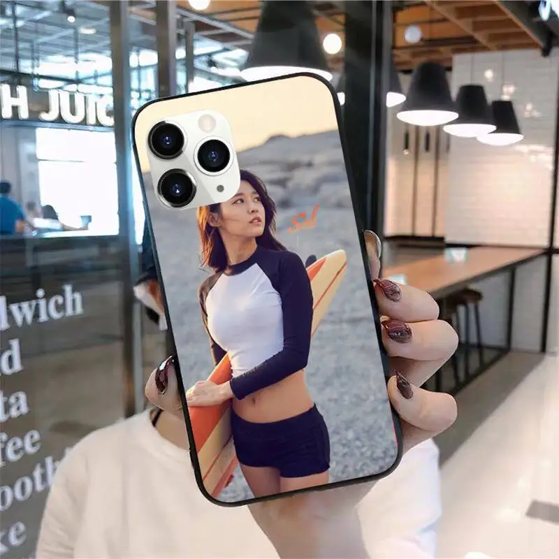 

Seol Hyun Kpop Aoa Sexy Girl Phone Case for iPhone 11 12 mini pro XS MAX 8 7 6 6S Plus X 5S SE 2020 XR