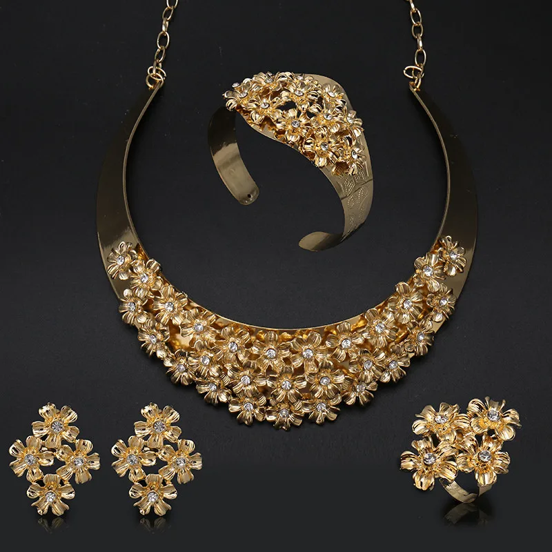 

Fani African Bridal Jewelry sets Brand Dubai gold designerl Jewelry sets Wholesale nigerian Accessories Wedding Jewelry set