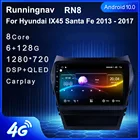 Runningnav для Hyundai IX45 Santa Fe 2013 - 2017 Android автомобильное радио, мультимедийный видеоплеер, навигация GPS