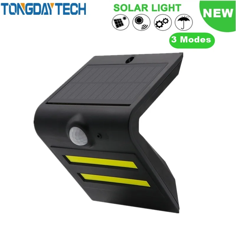 Tongdaytech 64 светодиодный светильник на солнечной батарее уличный с датчиком