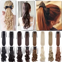 benehair synthetic ponytail extension fake ponytail hair long wavy clip in ponytail hair extension hairpiece for women hairpins