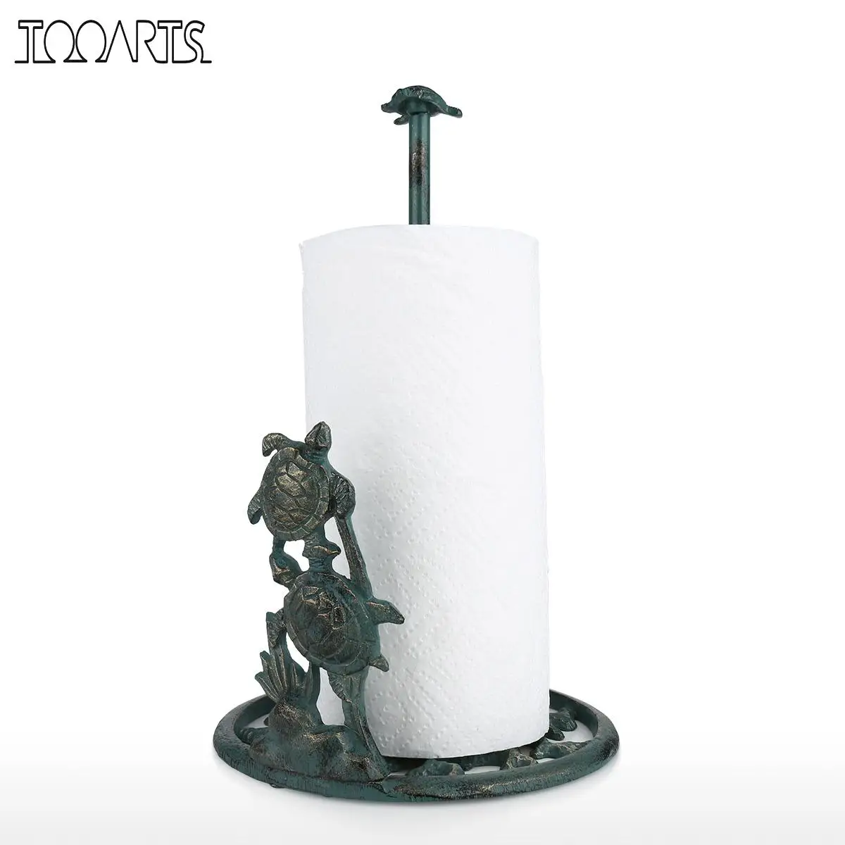 Чугунный вертикальный держатель для бумажных полотенец Tooarts туалетной бумаги в