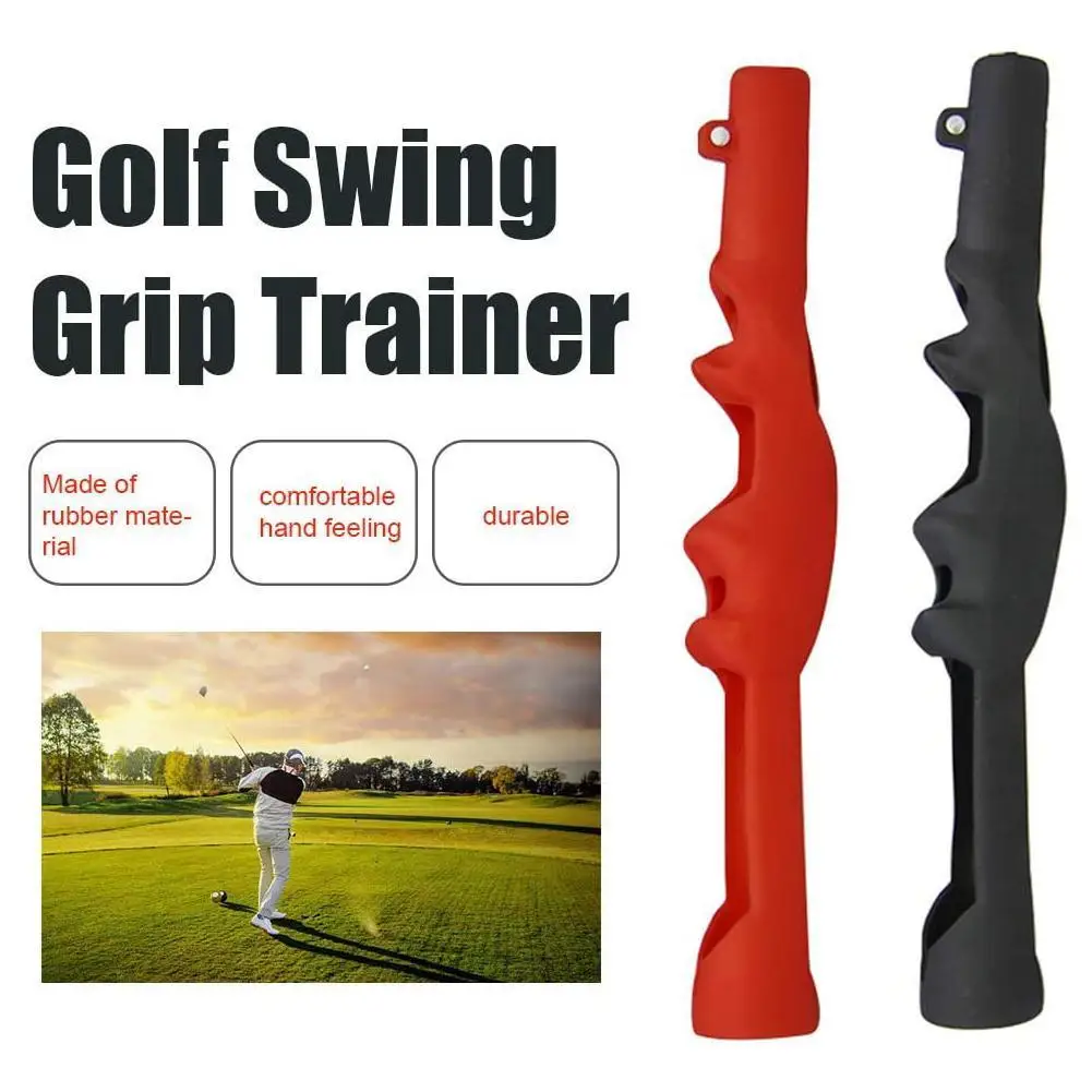 

Golf Grip Hand Position Corrector Guide Training Aid Black Red Beginner Learner Guide Practice Trainer Accessory
