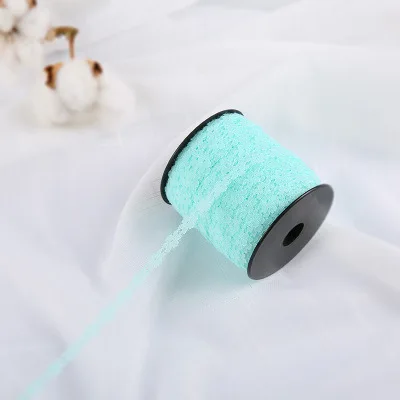 

10Yard 8mm Lace Ribbons DIY Floral Fabric Accessories Lace Gift Wrapping Wedding Christmas Party Supplies