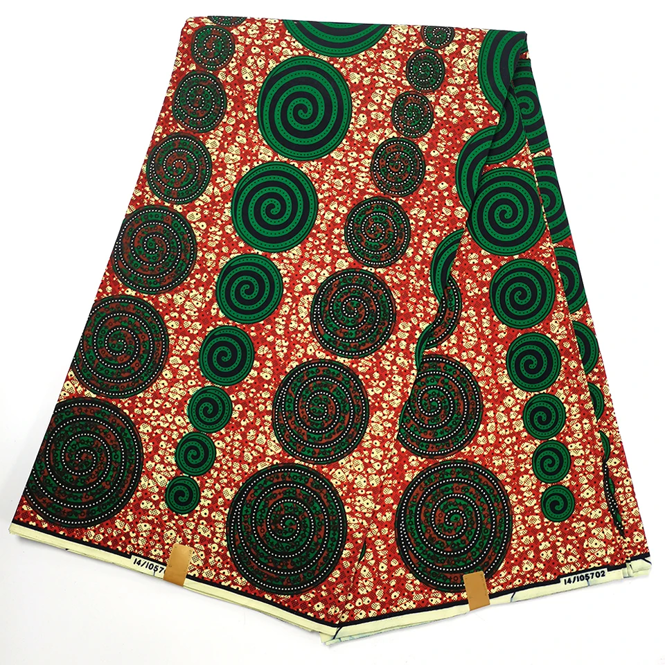 

6 Yards Mitex Wax Print/ African Fabrics Kitenge/Pagnes/Tissues Africain/ Lapa/Chitenge HSH-58