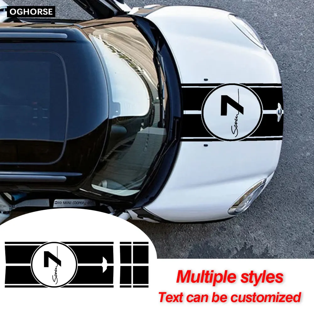Наклейки на крышку заднего багажника двигателя для MINI Countryman R60 Cooper S One JCW